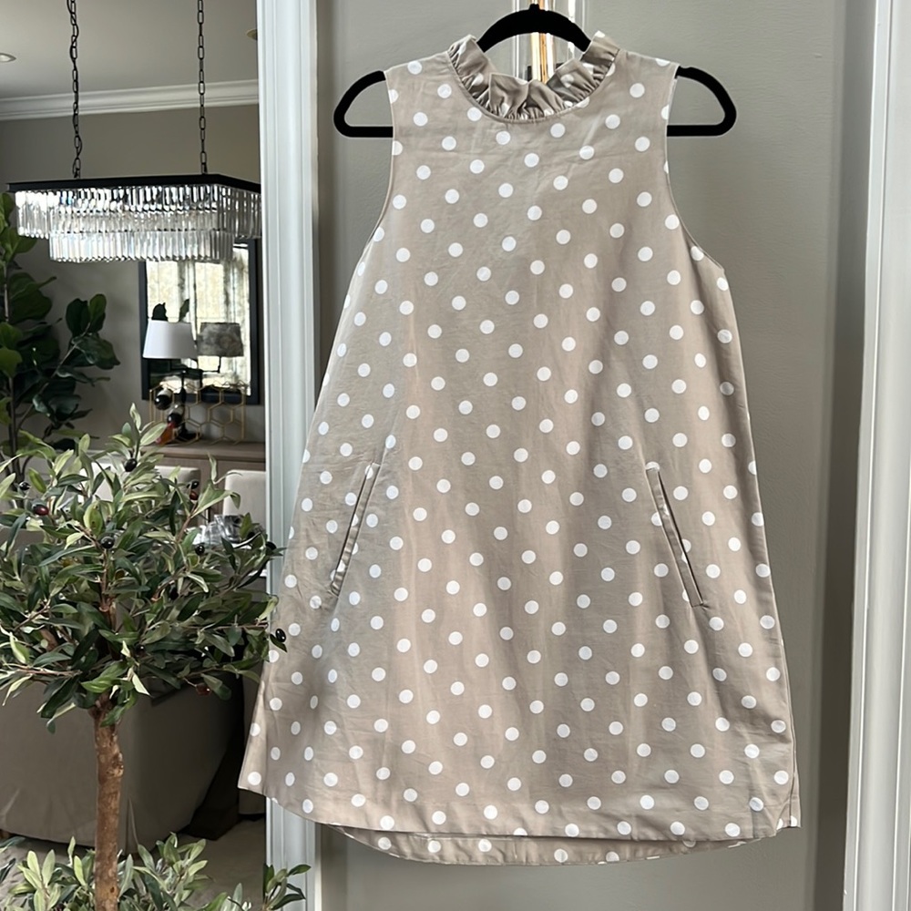 EUC tyler bow Polka Dot Sleeveless Dress